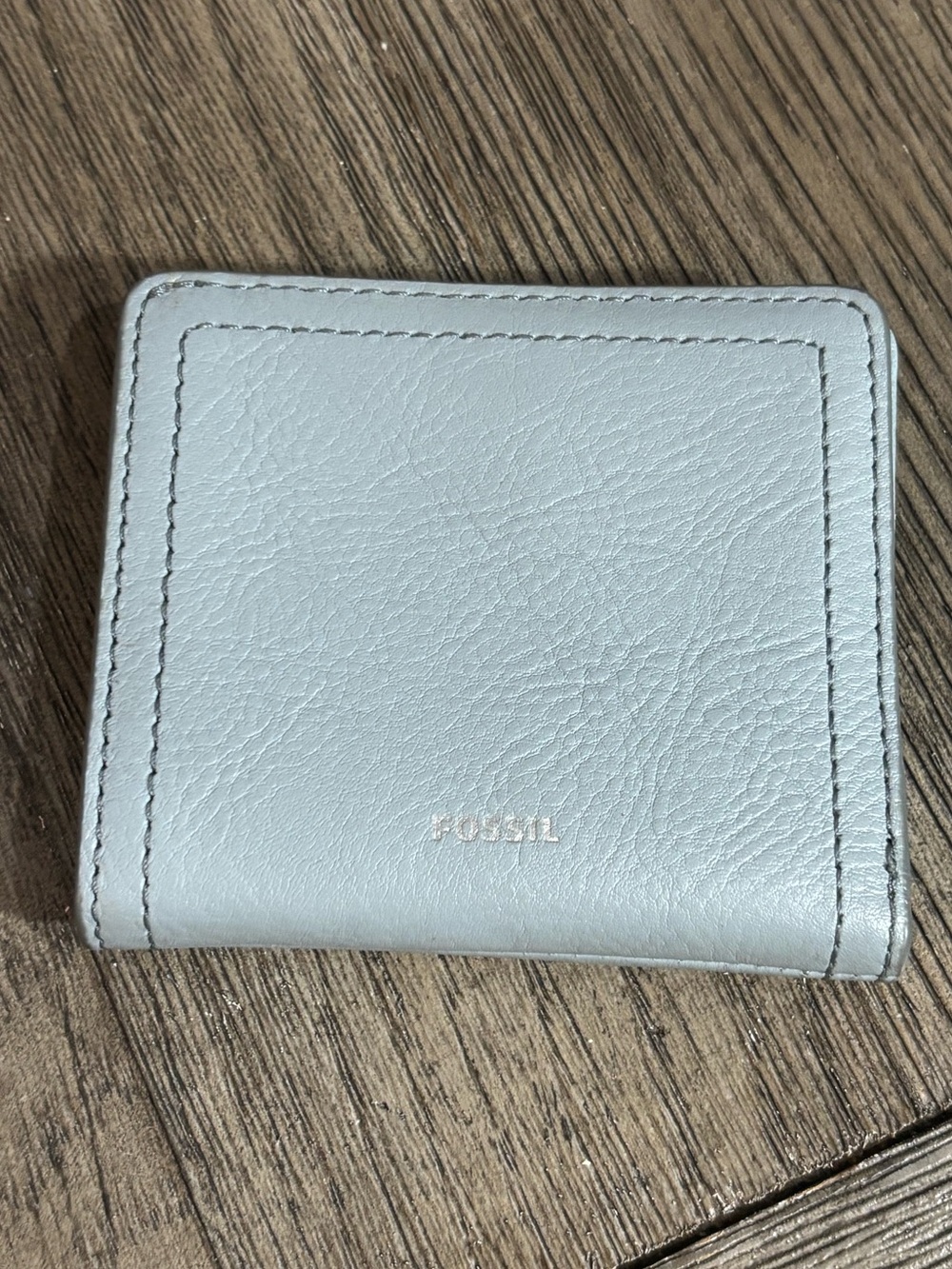 Fossil • Logan Smoky Blue Leather Small Bifold Wallet